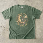 Softly Supernatural - Crescent Moon Crystal & Floral T-Shirt