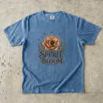 Spirit in Bloom - Moon Crystal & Botanical Flower T-Shirt