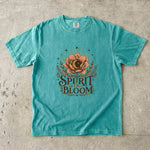 Spirit in Bloom - Moon Crystal & Botanical Flower T-Shirt