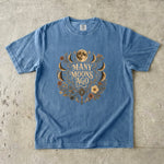 Many Moons Ago - Moon Phase Floral Celestial T-Shirt
