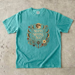 Many Moons Ago - Moon Phase Floral Celestial T-Shirt