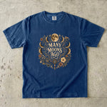 Many Moons Ago - Moon Phase Floral Celestial T-Shirt
