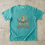 Crystal Clear Intentions - Moon Crystal Botanical T-Shirt
