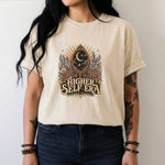 Higher Self Era - Moon Mirror Crystal & Floral T-Shirt