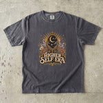 Higher Self Era - Moon Mirror Crystal & Floral T-Shirt