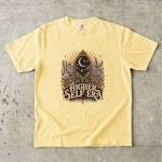 Higher Self Era - Moon Mirror Crystal & Floral T-Shirt