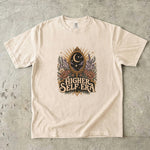 Higher Self Era - Moon Mirror Crystal & Floral T-Shirt