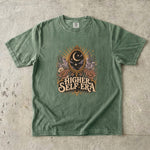 Higher Self Era - Moon Mirror Crystal & Floral T-Shirt