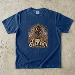Higher Self Era - Moon Mirror Crystal & Floral T-Shirt