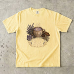 Moon Milk Mystic T-Shirt - Celestial Lavender, Crystal & Cozy Moon Design