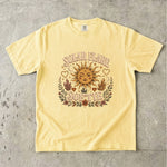 Solar Flare Softie T-Shirt - Whimsical Sun, Moon & Crystal Celestial Design