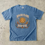 Solar Flare Softie T-Shirt - Whimsical Sun, Moon & Crystal Celestial Design