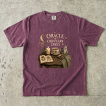 Oracle of Ordinary Days T-Shirt - Cozy Celestial Tea, Candle & Crystal Design