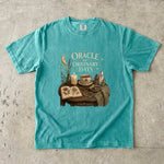Oracle of Ordinary Days T-Shirt - Cozy Celestial Tea, Candle & Crystal Design
