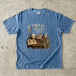 Oracle of Ordinary Days T-Shirt - Cozy Celestial Tea, Candle & Crystal Design