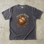 Venus in Bloom T-Shirt - Floral Planet, Celestial Rose & Crystal Design