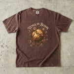 Venus in Bloom T-Shirt - Floral Planet, Celestial Rose & Crystal Design