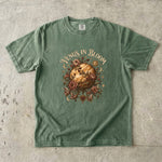 Venus in Bloom T-Shirt - Floral Planet, Celestial Rose & Crystal Design