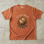 Venus in Bloom T-Shirt - Floral Planet, Celestial Rose & Crystal Design