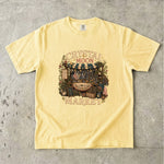 Crystal Moon Market T-Shirt - Celestial Crystals, Herbs & Botanical Shop Design