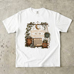 Houseplants & Horoscopes T-Shirt - Celestial Plants, Moon Phases & Astrology Design