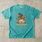 Dear Universe, Be Gentle T-Shirt - Celestial Letter, Moon & Botanical Crystal Design