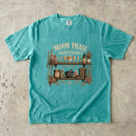 Moon Phase Maintenance T-Shirt - Lunar Cycles, Crystals & Botanical Shelf Design