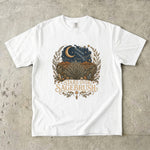 Stars Over Sagebrush T-Shirt - Desert Moon, Western Botanical & Crystal Design