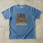 Stars Over Sagebrush T-Shirt - Desert Moon, Western Botanical & Crystal Design
