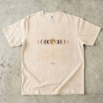 The Moon Knows My Name T-Shirt - Vintage Moon Phase Celestial Shirt