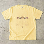 The Moon Knows My Name T-Shirt - Vintage Moon Phase Celestial Shirt