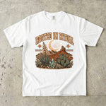 Rooted in Ritual T-Shirt - Desert Moon Crystal Botanical Shirt