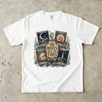 She Moves With the Tides T-Shirt - Coastal Celestial Ocean Shirt