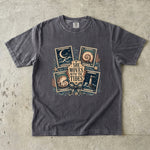 She Moves With the Tides T-Shirt - Coastal Celestial Ocean Shirt