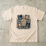 She Moves With the Tides T-Shirt - Coastal Celestial Ocean Shirt