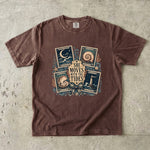 She Moves With the Tides T-Shirt - Coastal Celestial Ocean Shirt