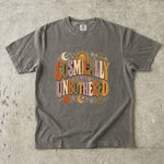 Cosmically Unbothered T-Shirt - Retro Sun Moon Celestial Shirt