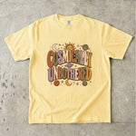 Cosmically Unbothered T-Shirt - Retro Sun Moon Celestial Shirt