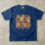 Cosmically Unbothered T-Shirt - Retro Sun Moon Celestial Shirt