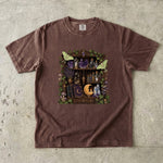 Crystal Curiosity Cabinet T-Shirt - Luna Moth Botanical Apothecary Shirt
