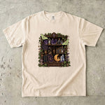 Crystal Curiosity Cabinet T-Shirt - Luna Moth Botanical Apothecary Shirt