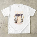 My Intuition Has Receipts T-Shirt - Funny Celestial Intuition Shirt