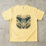 Luna Moth Crystal T-Shirt - Moon Phase Botanical Celestial Shirt