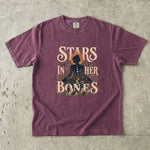 Stars in Her Bones T-Shirt - Celestial Woman Moon Phase Shirt