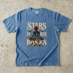 Stars in Her Bones T-Shirt - Celestial Woman Moon Phase Shirt