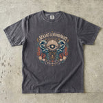 Sea Salt & Second Sight T-Shirt - Coastal Celestial Pearl Ocean Shirt