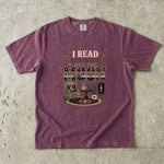 I Read the Room and the Moon T-Shirt - Cozy Celestial Book Lover Shirt