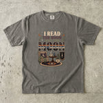 I Read the Room and the Moon T-Shirt - Cozy Celestial Book Lover Shirt