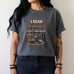 I Read the Room and the Moon T-Shirt - Cozy Celestial Book Lover Shirt