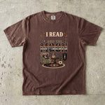 I Read the Room and the Moon T-Shirt - Cozy Celestial Book Lover Shirt